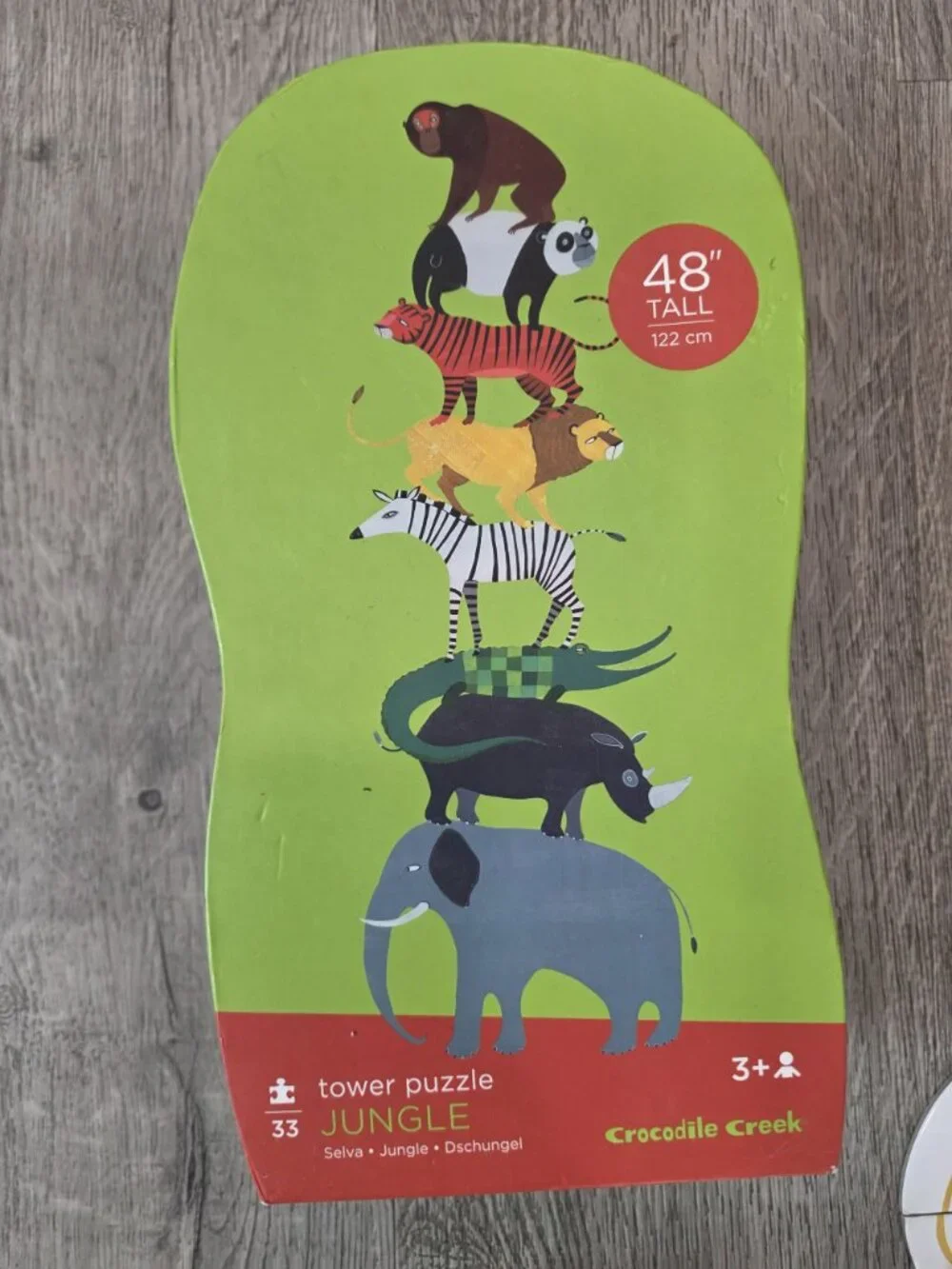Crocodile Creek Jungle Tower floor Puzzle 33 Pieces 48